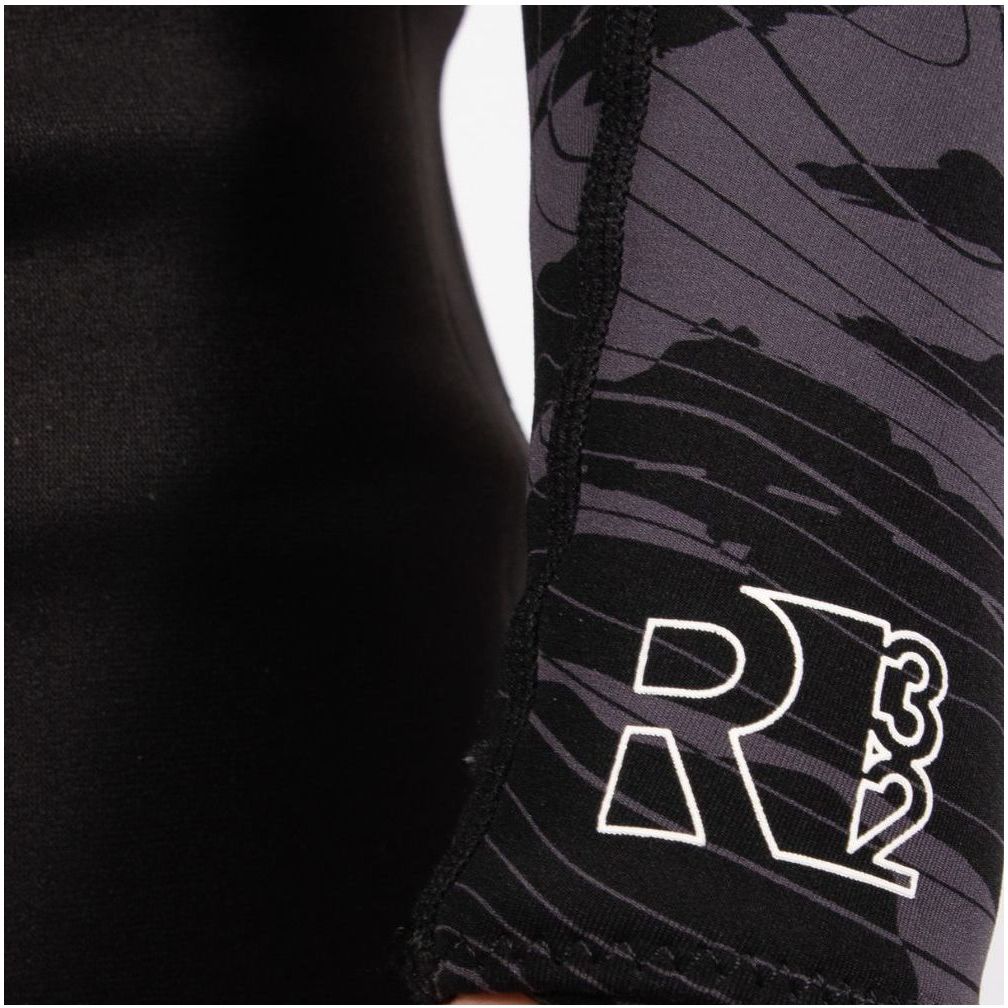 2025 Gul Junior Response 3/2mm Flatlock Back Zip Wetsuit RE1322-C1 - Black / Contour Camo